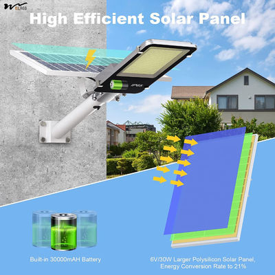 Onsite Metering Lighting Solutions 1200W LED Solar Street Light 10000LM Dusk to Dawn
