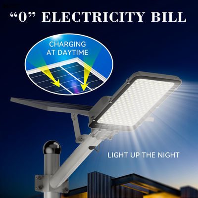 Outdoor Solar Street Light Waterproof Dusk to Dawn Solar Floodlight with Remote Control