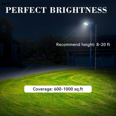 Outdoor Solar Street Light Waterproof Dusk to Dawn Solar Floodlight with Remote Control