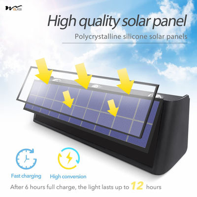 Solar Garden Lights Waterproof Upward Porch Wall Lamp with 50000 Hours Working Time