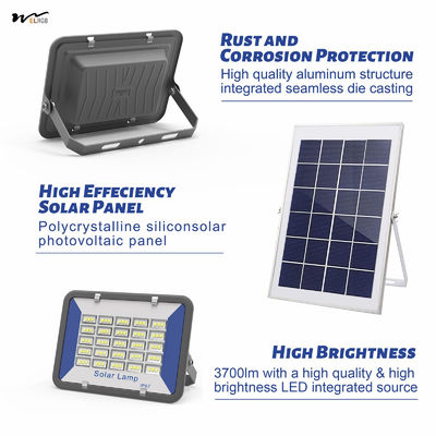 Solar Power Supply 200W Outdoor Solar Floodlight with Remote Control and IP65 Waterproof