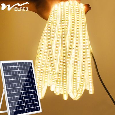 Optical Control LED Light Strip for Outdoor Courtyard Balcony ABS Material and Waterproof