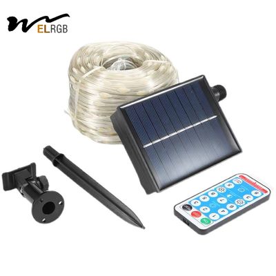 2kg Product Weight 100m LED Strip Line Solar String Lights for Courtyard Decoration