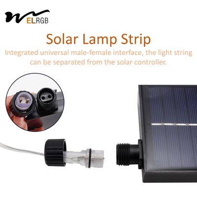2kg Product Weight 100m LED Strip Line Solar String Lights for Courtyard Decoration