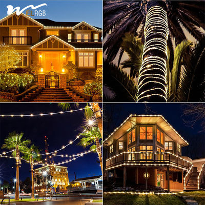 Solar Rope Light 72FT 200 LED 8 Modes IP67 Waterproof Remote Control Ideal for Landscape
