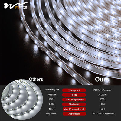 Solar Energy LED Garden Lights IP68 Waterproof Acrylic Tape Cutting with Remote Control