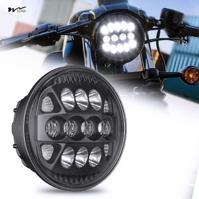 Experience Super Wide Night Driving 5.75 Inch LED Headlight with Halo DRL Turn Signal