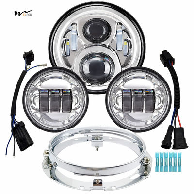 Universal Motorcycle Projection Light Kit Waterproof Ghost Shadow Lights Red Pack of Pair