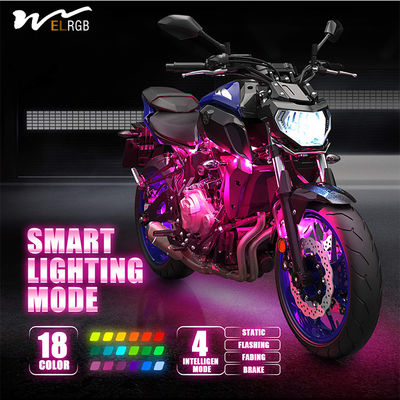 Multi-Color Neon RGB Strips Wireless Smart Remote Controller for Motorcycle LED Light Kit