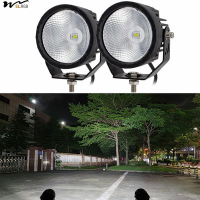50000 Hours Working Time 2Pcs 3.5Inch Round LED Offroad Fog Pod Lights for Motorcycle