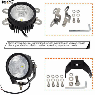 50000 Hours Working Time 2Pcs 3.5Inch Round LED Offroad Fog Pod Lights for Motorcycle