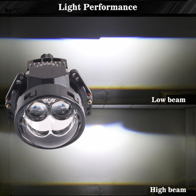 5500K LED Headlight Low 38W High 68W Light Weight Aluminum Lens for Auto CAD Layout