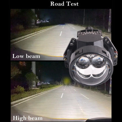 5500K LED Headlight Low 38W High 68W Light Weight Aluminum Lens for Auto CAD Layout