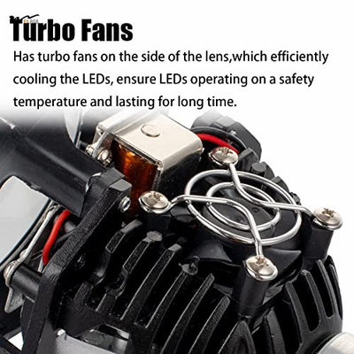 12 Volts Focus Beam Blue Honeycomb LED Projector Lens Retrofit Kit for Car Motorcycle