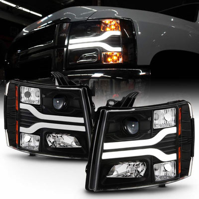 Clear Lens 1500 LED DRL Tube Projector Headlights for Improved Visibility on the Road