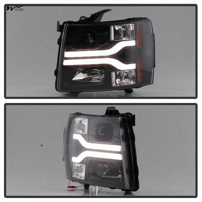 Clear Lens 1500 LED DRL Tube Projector Headlights for Improved Visibility on the Road