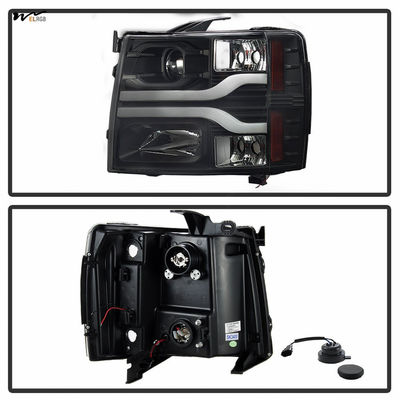 Clear Lens 1500 LED DRL Tube Projector Headlights for Improved Visibility on the Road