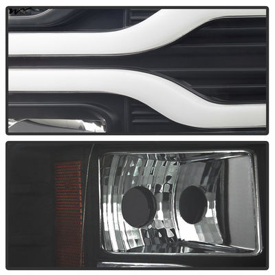 Clear Lens 1500 LED DRL Tube Projector Headlights for Improved Visibility on the Road