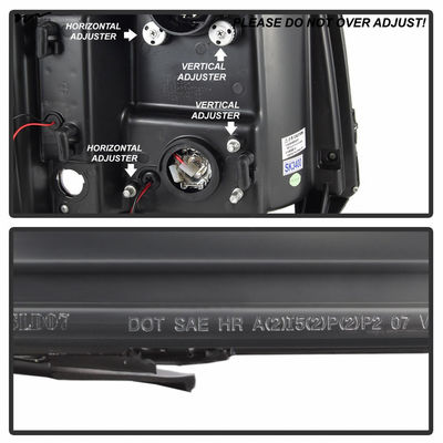 Clear Lens 1500 LED DRL Tube Projector Headlights for Improved Visibility on the Road