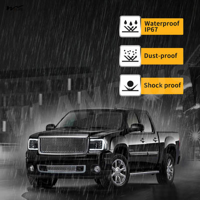 Auto Part Position Front Projector-Clear Reflector LED Headlights w/ Dynamic Animation