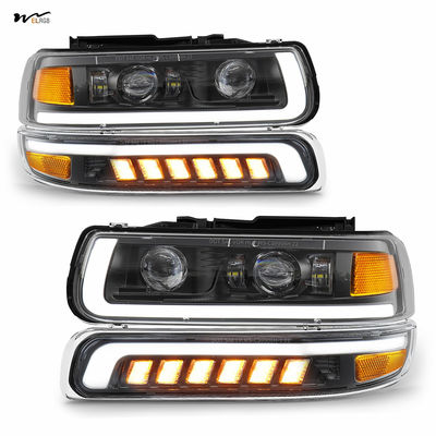 22 x 19.25 x 7 inches LED Headlamps Assembly for Replacement DRL Turn Signal Hi/Low Beam