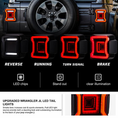 Tail Lights Waterproof Class Waterproof Black Housing Smoke Lens 1Pair LED Accessories