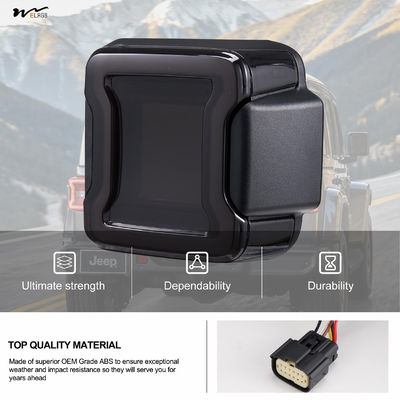 Tail Lights Waterproof Class Waterproof Black Housing Smoke Lens 1Pair LED Accessories