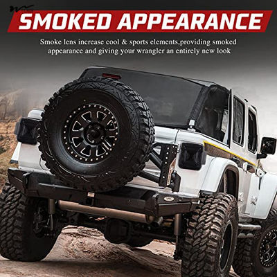 Jeep LED Tail Lights Fit Smoked Tail Lamp Brake Turn Signal Light Reverse Rear Back Light Assembly