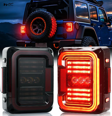Wattage 85 watts C Shaped LED Tail Lights with Smoked Lens and Built-in EMC Rear Lights 2 PCS