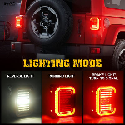 Wattage 85 watts C Shaped LED Tail Lights with Smoked Lens and Built-in EMC Rear Lights 2 PCS