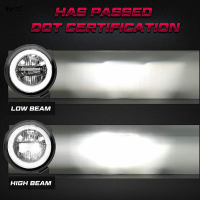 LED Headlights with Bl-ue-tooth Control 9 Inch Hi/Lo Beam DRL and 121 RGB Functions