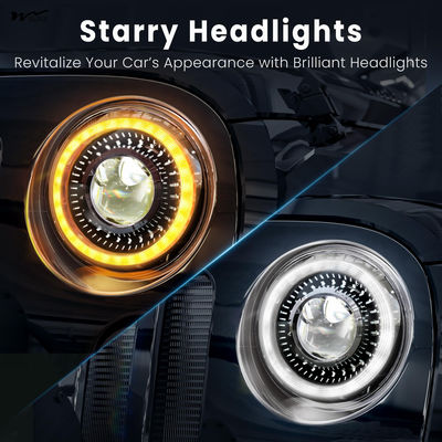 Experience the Latest Technology 7 Inch LED Headlights with Starry DRL and Turn Signal