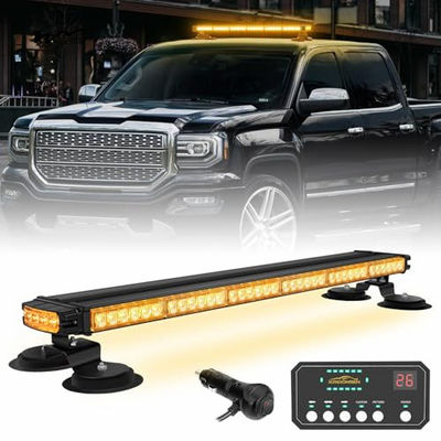 31 x 5.9 x 3.5 inches Double Side Emergency Warning Flashing Light for Magnetic Mount