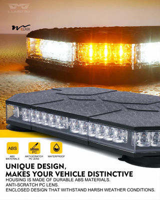 Power Source Corded Electric LED Strobe Beacon Lights Bar for Emergency Traffic Warning