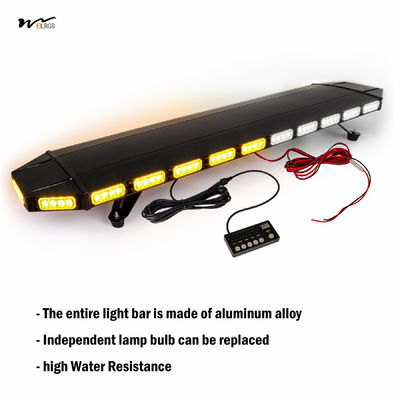 High Intensity LED Strobe Light Bar Low Profile Emergency Warning for Law Enforcement