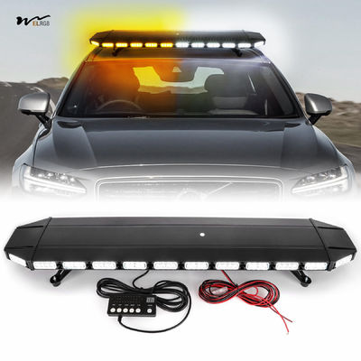 High Intensity LED Strobe Light Bar Low Profile Emergency Warning for Law Enforcement