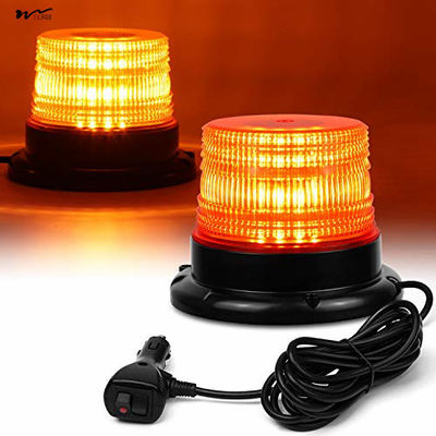 Waterproof LED Strobe Light 12V-24V Amber 40 LED Warning Safety Flashing Beacon Lights