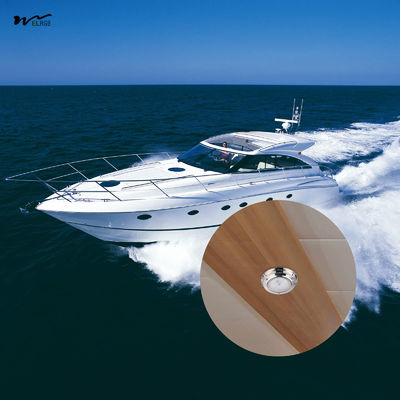 Marine Dome LED Cabin Light Waterproof White Stainless Steel Surface Mount 12V 6.7 inches