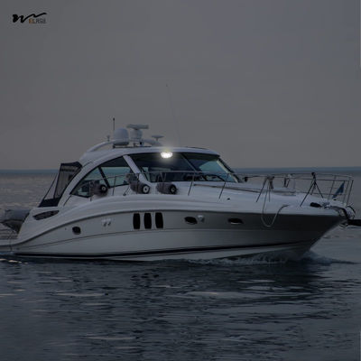 Marine Dome LED Cabin Light Waterproof White Stainless Steel Surface Mount 12V 6.7 inches