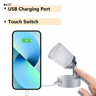 3W Touch Switch Wall Spot Light Caravan Interior Dimmable Bedside USB Reading
