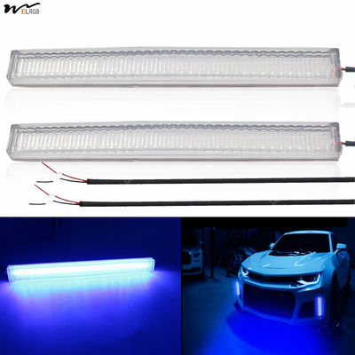 Universal Super Bright Car Trucks DRL Decoration Lamp Waterproof LED Strips COB Car LED Fog Light Blue