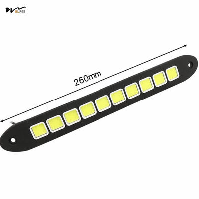 Waterproof COB DRL Fog Lights for Car 2Pcs High Power LED Daytime Running Light Strip