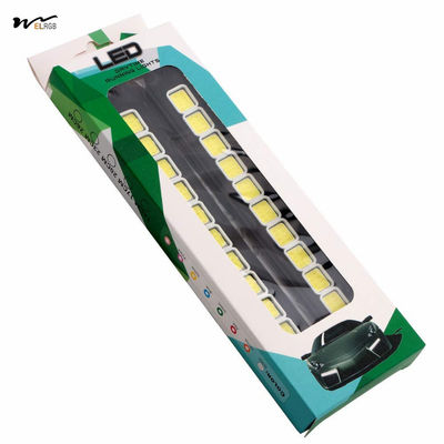 Waterproof COB DRL Fog Lights for Car 2Pcs High Power LED Daytime Running Light Strip
