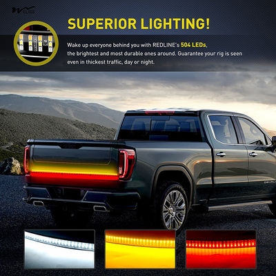 LED Strip Light for Truck Tailgate Side Bed Continuous Amber Brake Running Turn Signal