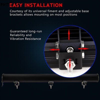 96X3W LED Light Strip Offroad Spotlight Floodlight Beam for Truck SUV ATV 4x4 4WD