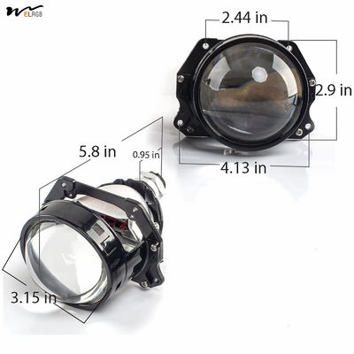 Enhance Your Car's Look with 3.0-inch Dual LED Projection Lens and White LED Angel Eye