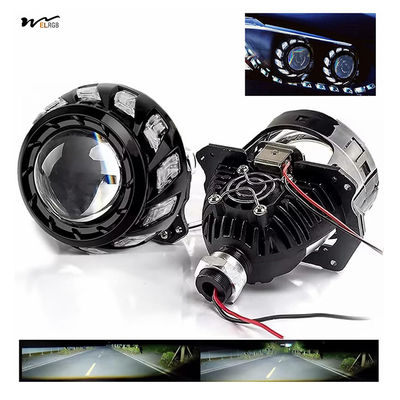 Enhance Your Car's Look with 3.0-inch Dual LED Projection Lens and White LED Angel Eye