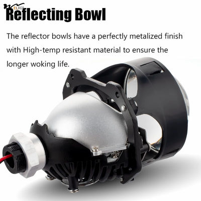 Enhance Your Car's Look with 3.0-inch Dual LED Projection Lens and White LED Angel Eye