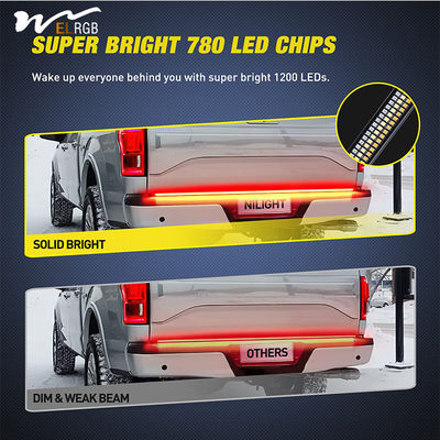 Truck Tailgate Light Strip with Red Running Brake White Reverse and Amber Turn Signal