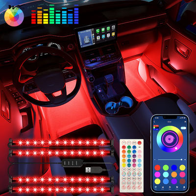 Other Control Mode Luminous Car Spoiler with RGB Instrument Panel Lighting and USB Charger